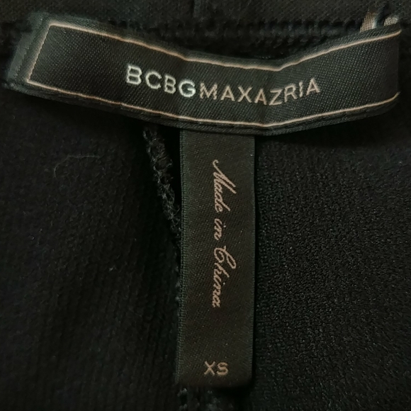 BCBGMaxazria vegan leather and ribbed leggings - Picture 6 of 8